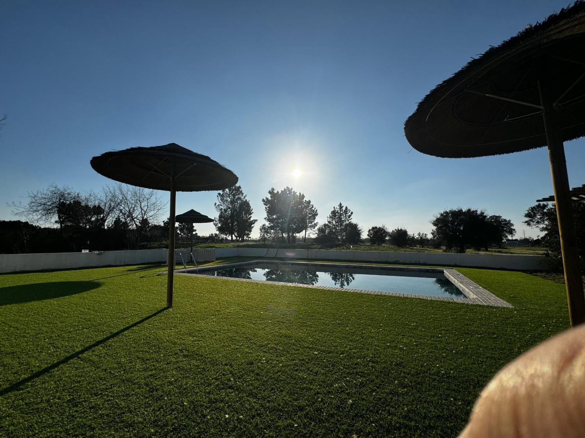 Na Quinta- alojamento rural com piscina de água salgada Villa Poceirao Esterno foto