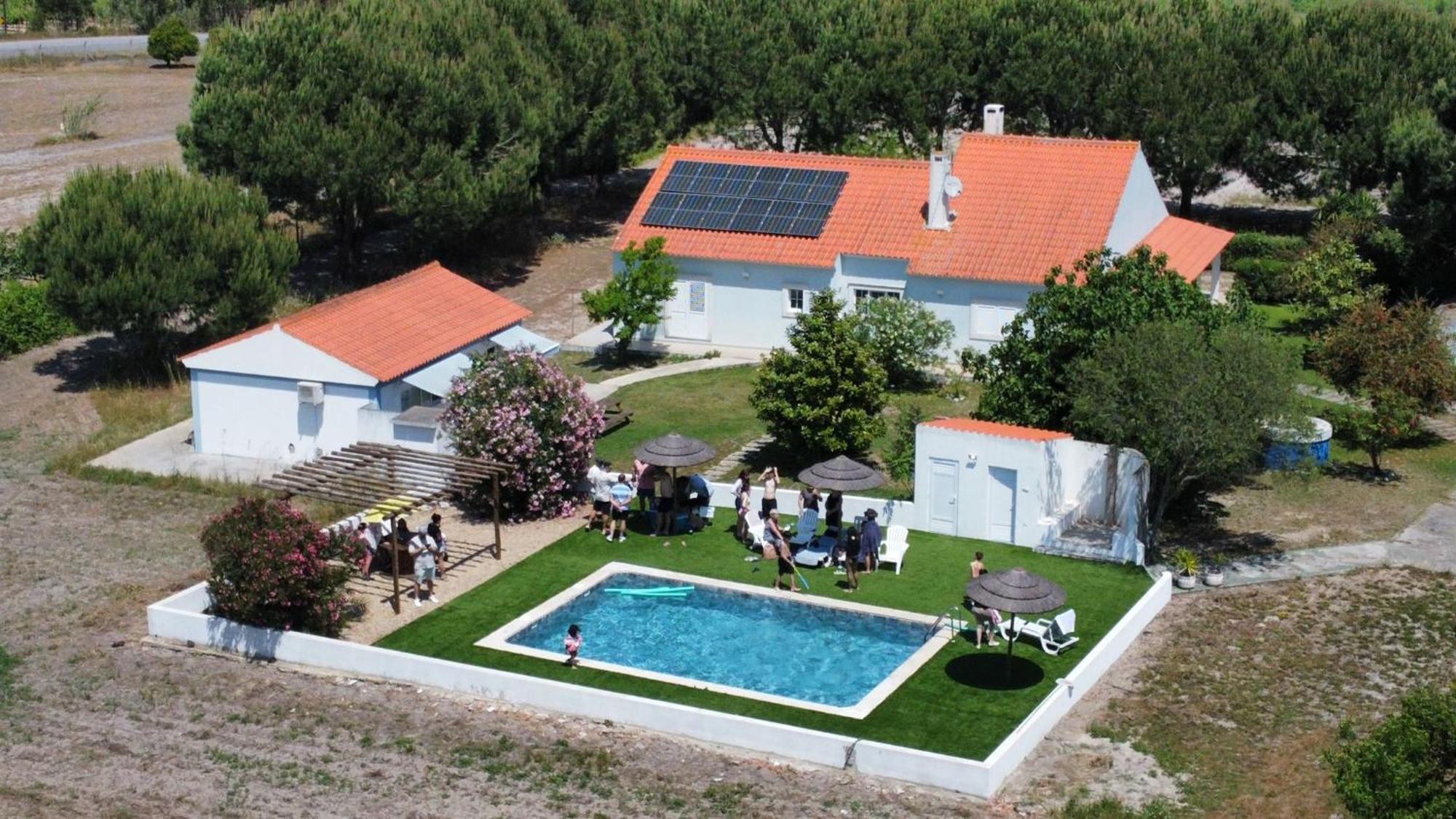 Na Quinta- alojamento rural com piscina de água salgada Villa Poceirao Esterno foto